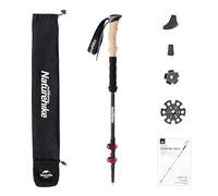 Naturehike Bâtons de Trekking Extensibles en Fibre de Carbone 3k Bâtons de Trekking Légers avec Poignée Eva Antidérapante et Verrouillage Réglable Alpinisme Camping Escalade Randonnée(Un Bâton)