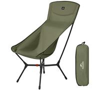 Naturehike Chaise de camping pliable ultra légère - Petite taille une fois pliée et design robuste pour le camping, les pique-niques et les activités de plein air - Vert - L