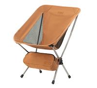 Naturehike Chaise de camping pliante ultra légère - Petit paquet de 150 kg - Pour la pêche, le pique-nique, la randonnée en plein air (marron)