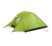 Naturehike Cloud-Up 3 Tente de Camping Ultra Légère Imperméable Autoportante Antisolaire Sac de Compression pour 3 Personnes pour Camping et Randonnée Alpinisme (20D Vert Clair Amélioré)