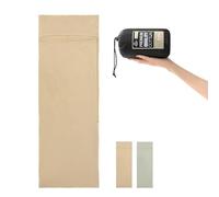 Naturehike Doublure de sac de couchage en coton 210 x 75 cm - Drap de voyage avec fente d'oreiller - Portable et léger - Essentiels pour camping, auberges de jeunesse, pique-nique, randonnée (crème)