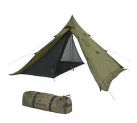 Naturehike Fire Tente Thermique 2-6 Personnes Pyramide 4 Saisons Indienne avec Connexion au Poêle Tente de Camping d'hiver étanche au Vent pour Les Voyages d'hiver et Le Chauffage