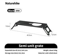 Naturehike Igt Cuisinière À Gaz 3300w Portable Coupe-Vent Trois Brûleurs Cuisinière Cuisine Extérieure Pique-Nique Pliable Brûleur À Gaz Camping Ustensiles De Cuisine - Type Grate
