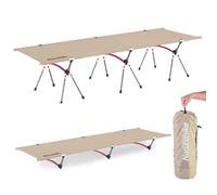 Naturehike lit de camping ultraléger à charge de 150 kg, hauteur réglable et pliable, idéal pour le camping, le bureau, la pause déjeuner ou lit d'invités