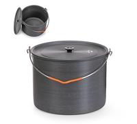 Naturehike Marmite de camping avec couvercle, grande casserole à suspendre, portable, pour 1 à 6 personnes