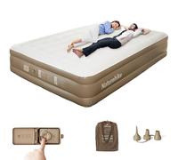 Naturehike Matelas Gonflable 2 Personnes Pompe Auto-Gonflante - Lit D'hôte 198x152x38cm pour Camping & Maison, Ultra-Léger, Confort Optimal et Rapidement Prêt