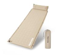 Naturehike Matelas gonflable auto-gonflant avec oreiller, tapis de camping léger pour l'extérieur et les voyages, auto-gonflant et confortable