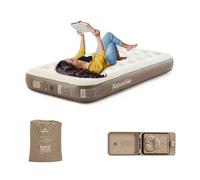 Naturehike Matelas gonflable avec pompe intégrée, 186 x 100 x 25 cm, auto-gonflant, pour le camping et les voyages, matelas confortable pour 1 personne avec matériau durable et design portable