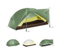 Naturehike Mongar Base Tente de camping pour 2 personnes - Tente dôme ultra légère - Imperméable - Pour extérieur, trekking, randonnée (vert forêt/2 personnes)