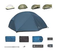 Naturehike Mongar Base Tente ultra légère 2,33 à 2,85 kg, PU3000 imperméable et coupe-vent, tente de camping, tente de randonnée pour 3 saisons, tente de randonnée 2/3 personnes, pour la randonnée, le