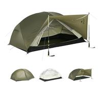 Naturehike Mongar Pro Tente de trekking ultra légère coupe-vent imperméable portable pour 1, 2 et 3 personnes 3-4 saisons pour le camping et la randonnée
