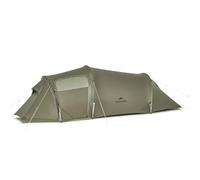 Naturehike Opalus Tente Tunnel 2/3 Personnes Familiale Spacieuse et Légère avec Auvent Sac à Dos 4 Saisons pour Le Camping Backpacking Outdoor（2 Personnes-15D-Vert Olive）