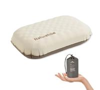 Naturehike Oreiller Gonflable Ultra léger en Mousse - Résistance réglable - Ergonomique - Facile à Nettoyer - pour Les Voyages, la randonnée, la Maison