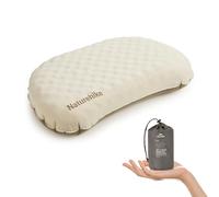 Naturehike Oreiller Gonflable Ultra léger en Mousse - Résistance réglable - Ergonomique - Facile à Nettoyer - pour Les Voyages, la randonnée, la Maison