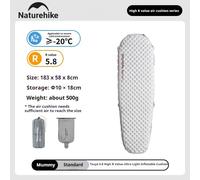 Naturehike R-Valeur 5.8 Matelas Gonflable Ultra-Léger Coussin D'air En Plein Air Randonnée Couchage Pad Résistant À L'humidité Tapis Portable Chaud - Type Mummy-Standard New