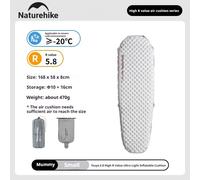 Naturehike R5.8 Gonflable Matelas Thermique Isolation Coussin D'air Ultra Léger Pliant Tapis Pour Randonnée En Plein Air Couchage Lit Pad - Type Mummy-Small New