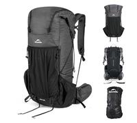 Naturehike Rock 2.0 Mise à niveau 30/45/60L Sac à dos avec cadre interne, sac à dos de randonnée pour homme et femme avec housse anti-pluie, sac à dos de randonnée pour activités de plein air, camping