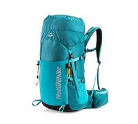 Naturehike Sac à dos de randonnée 55L pour homme, femme, sac à dos de randonnée, ultra léger, imperméable, sac à dos de voyage, pour randonnée, extérieur, camping, 45 L, bleu, 45 liter