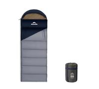 Naturehike sac de Couchage Compact 3 Saisons, Confortable Surdimensionné 220x85cm pour Adultes, Combiner dans Un Sac de Couchage 2 Personnes, Ultra Léger Portable