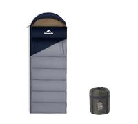 Naturehike sac de Couchage Compact 3 Saisons, Confortable Surdimensionné 220x85cm pour Adultes, Combiner dans Un Sac de Couchage 2 Personnes, Ultra Léger Portable