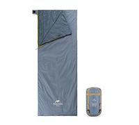 Naturehike Sac de Couchage d'été ultraléger (760 g) - Enveloppe légère et Portable, Sac de Couchage 3 Saisons en imperméable, Confortable avec Sac de Compression (Gris Bleu-XL)