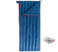 NatureHike Sac de couchage en duvet 650 Fill Power, léger et compact pour le camping, la randonnée, les voyages avec sac de compression (Bleu foncé (11°C), Moyen（189.9 cm L x 71.9 cm L）)