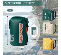 Naturehike Sac Étanche Sec 10L 15L 25L Sangle Réglable Longue