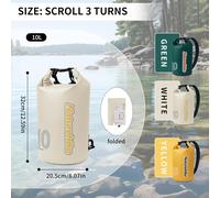 Naturehike Sac Étanche Sec 10L 15L 25L Sangle Réglable Longue