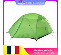 Naturehike Star River 2 UL tente 2 personnes ultralégère étanche Camping Double couche 3 saisons voyage en plein air randonnée tente de pêche 20D - Vert