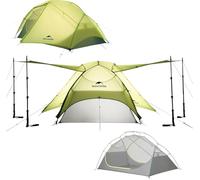 Naturehike Star River EXT Tente de camping compacte pour 2 personnes Ultra légère Double couche étanche à la pluie pour les randonnées en plein air et les festivals