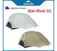 Naturehike Star River UL Tent 15D Nylon Ultralight Double-Layer Hiking Outdoor Camping Trekking Tent for Adventure Enthusiasts Gray