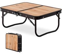 Naturehike Table pliante de camping avec poignée pour un transport facile, petite table, table de pique-nique, taille 53 x 40 x 23 cm, table légère en aluminium (Kaki)