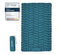 Naturehike Tapis de couchage de camping avec oreiller, tapis gonflable ultra léger, pompe intégrée pour un pompage facile, convient pour les promenades en vélo et en tente, niveau de