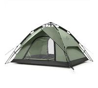 Naturehike Tente de Dôme pour 3 ou 4 Personnes Escamotable Automatique Portative Instantanées à Double étage pour Camping avec Sac de Transport (Vert - 3P)