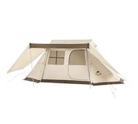 Naturehike Village Tente de Camping pour 3-4 Personnes Tente Familiale Compacte Tente de Festival 3 Saisons à Ventilation Circulante avec Grandes Fenêtres pour Camping Jardin Familles