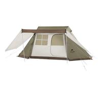 Naturehike Village Tente de Camping pour 3-4 Personnes Tente Familiale Compacte Tente de Festival 3 Saisons à Ventilation Circulante avec Grandes Fenêtres pour Camping Jardin Familles
