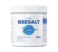 NatureHolic Beesalt Caridina Sel de durcissement idéal pour crevettes Caridina Avec magnésium supplémentaire Valeurs d'eau parfaites dans l'aquarium Réserve jusqu'à 6 mois Quantité 100 g