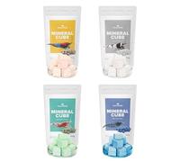 NatureHolic MineralCube - Pure Mineral, Vitamine Power, Spinach Power & Blue Spiruline - Nourriture minérale et durable pour crevettes, escargots, crabes