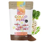 NatureHolic Nano Color Feed Nourriture pour mini poissons, microgranulés qui renforcent la couleur avec astaxanthine, canthaxanthine, bêta-carotène, pour salage de poissons au néon, protéines