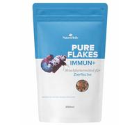 NatureHolic Pure Flakes - Immun+ - En forme de flocons - Aliment complémentaire pour tous les poissons d'ornement dans l'aquarium - Extra pour votre système immunitaire - Fabriqué à Mannheim