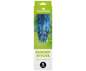 NatureHolic - Sucettes pour crevettes MineralBoost I Complément pour invertébrés I Apport équilibré en minéraux I pour Les Moments d'alimentation particuliers I Made in Germany I 5 Lollies