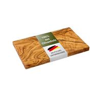 NATUREHOME Planche à déjeuner en bois d'olivier de 25 cm, planche à découper/dîner de 25 x 15 x 1,3 cm, sert aussi de planche à déjeuner et de planche de cuisine, taille S