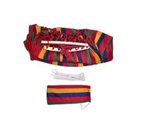 Natureifa-Hamac d'extérieur ultraléger pour femme,équipement de camping,balançoire de jardin,lit-balançoire,mobilier en macramé - Type red single