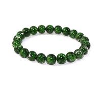 Naturel AAA Diopside Bracelet extensible Bracelet | 7-7,5? longueur Diopside Bracelet pierres précieuses | Bracelet unisexe | 8 mm Perles forme ronde | Bracelet hommes perles