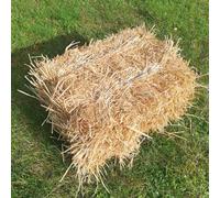 Naturel Botte de Foin Sec Carré Rond Accessoires Décoration Rétro Original Écologie Vill (Taille: 50 * 40 * 30cm, Couleur: Carré)