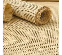 Naturel Cannage Rouleau pour Meuble 35x200 cm Rouleau de Cannage Rotin pour Vannerie, Rotin, Sangle de Canne Pré-tissée, 35cm de Large Tissu à Ouverte Commode Chaise Bricolage Armoire Plafond DIY