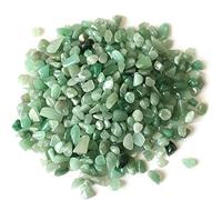 Naturel Dong Ling Jade Gravier Cristal Pierre De Guérison Pierre Précieuse Vert Aventurine Pour Fish Tank Décor À La Maison 100g,100g 9-12mm
