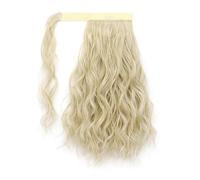 Naturel Extension capillaire synthétique bou clipser, queue de cheval blonde et brune, postiche courte, faux cheveux Look époustouflant(24M613)
