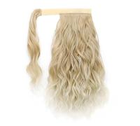 Naturel Extension capillaire synthétique bou clipser, queue de cheval blonde et brune, postiche courte, faux cheveux Aspect parfait(27T613)
