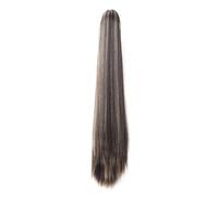 Naturel Extension queue de cheval longue et lisse à clipser for femmes et filles Aspect parfait(24)